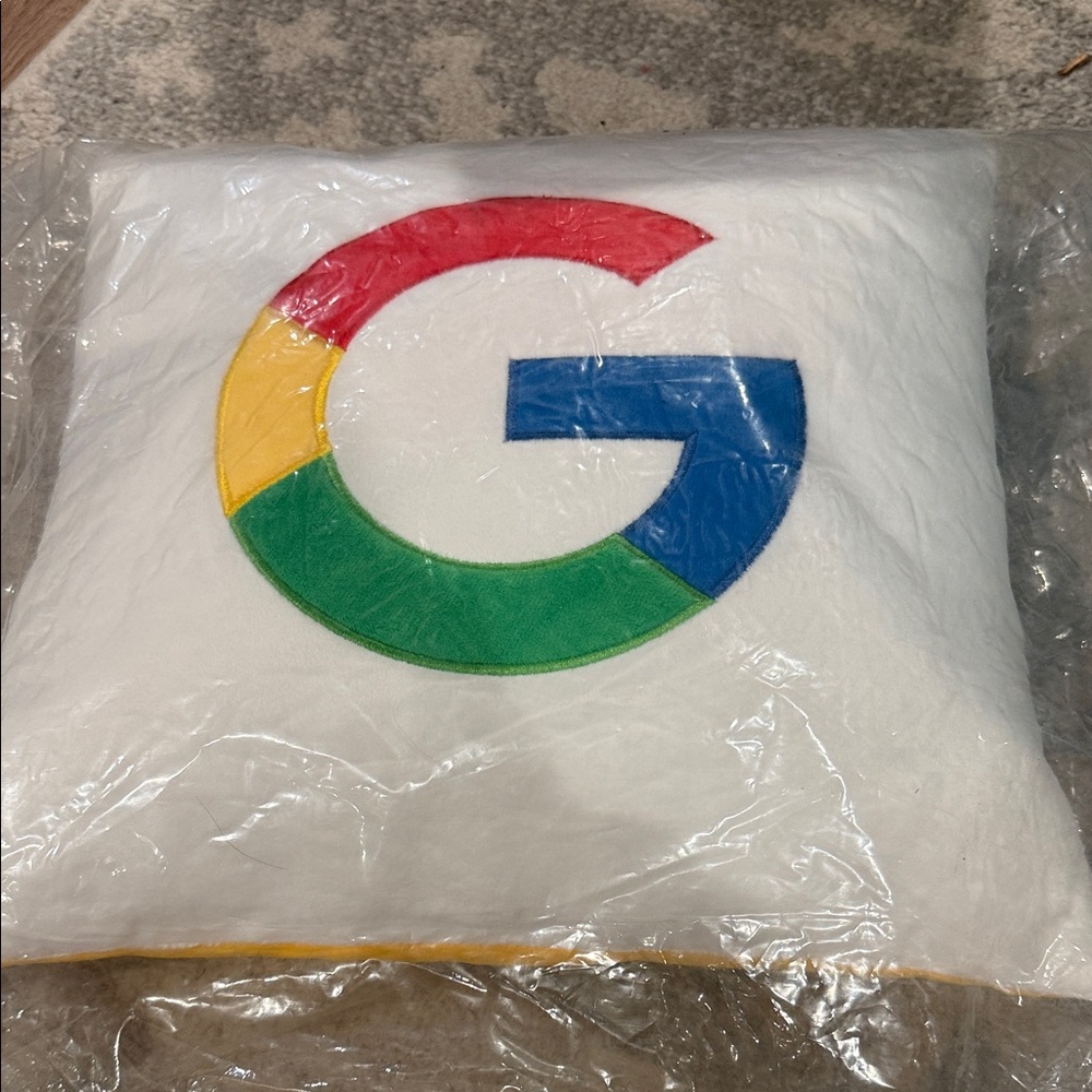 Google throw pillow